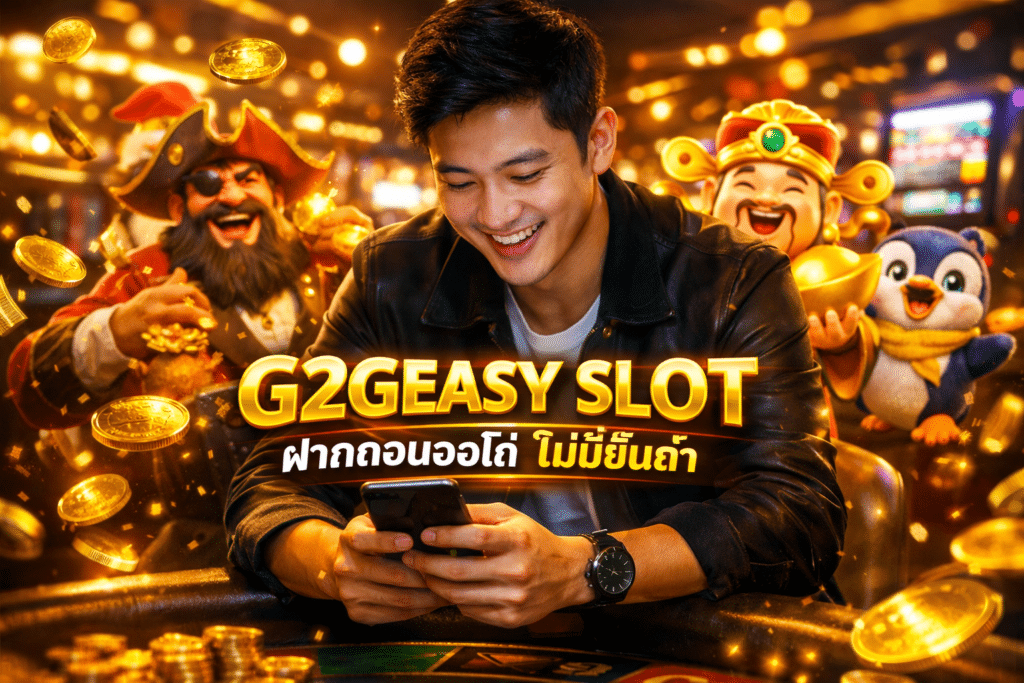 G2GEASY SLOT ฝากถอนออโต้ ไม่มีขั้นต่ำ